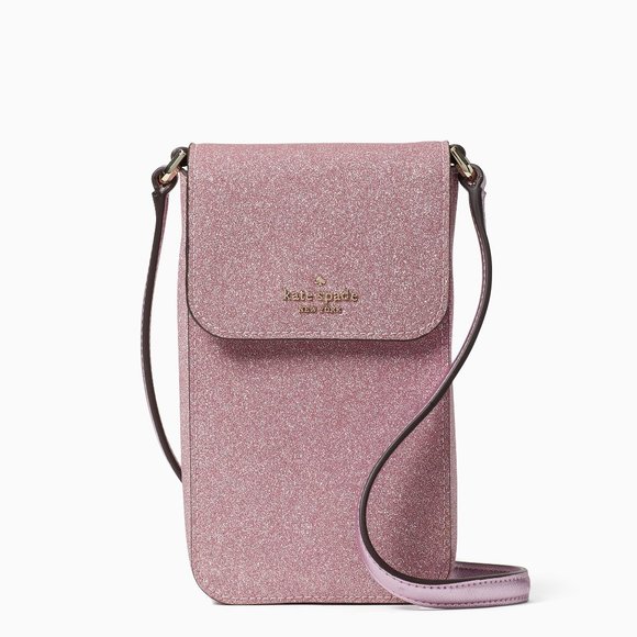 kate spade Bags Nwt Lola Glitter North South Flap Phone Crossbody